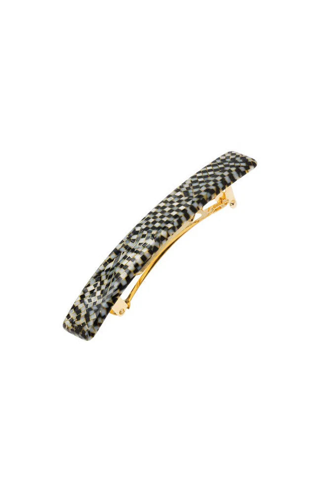 France Luxe Small Luxury Rectangle Barrette - Classic