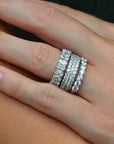 Oval Eternity Band, 0.25 ct