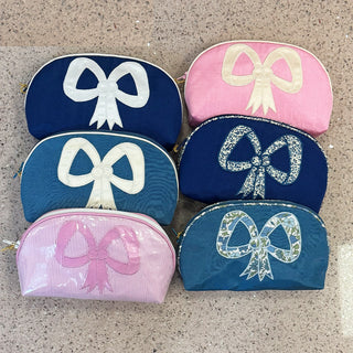 Small Ziptop Round Cosmetic Case