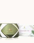 Frasier Fir Frosted Plaid Candle
