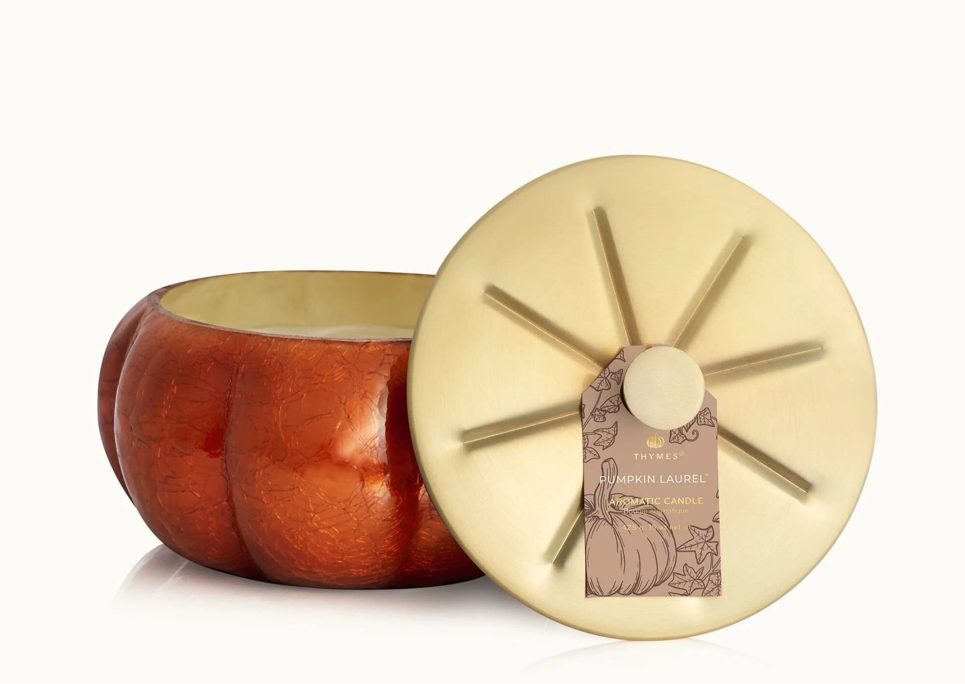 Thymes Pumpkin Laurel Candle - Thumbnail 5
